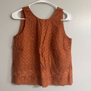 LOFT Sleeveless Summer Blouse Size Small Petites